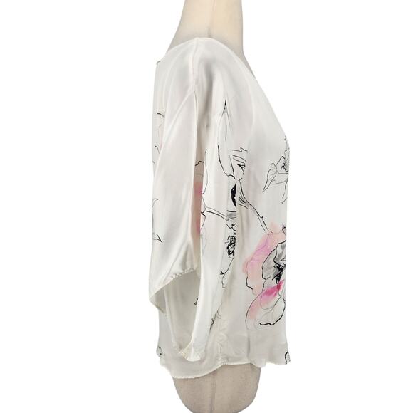 White House Black Market Silk Floral Blouse – Size XS - Picture 6 of 7